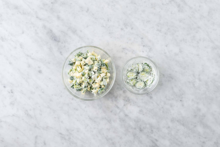 Préparer la salade