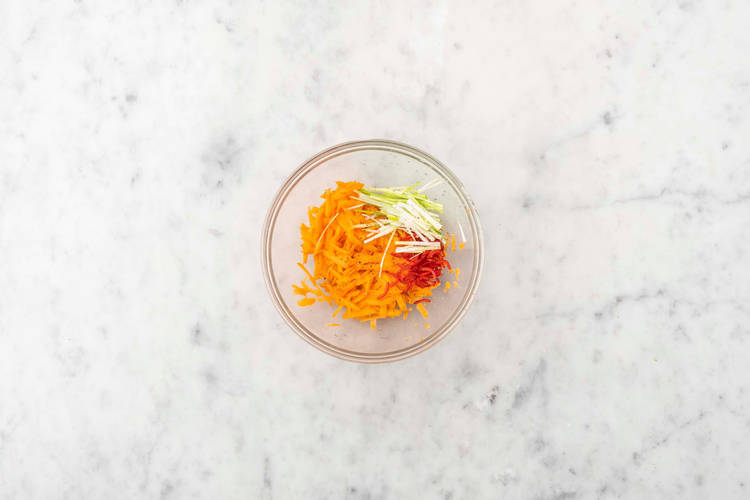 Für den Möhrensalat
