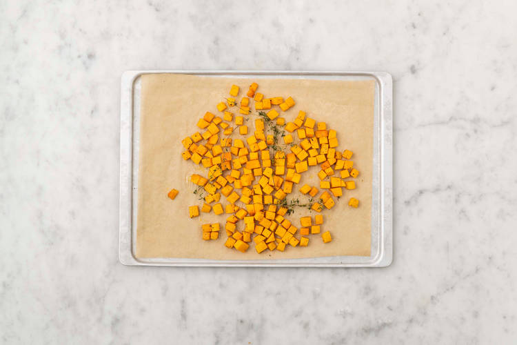 Enfourner le butternut