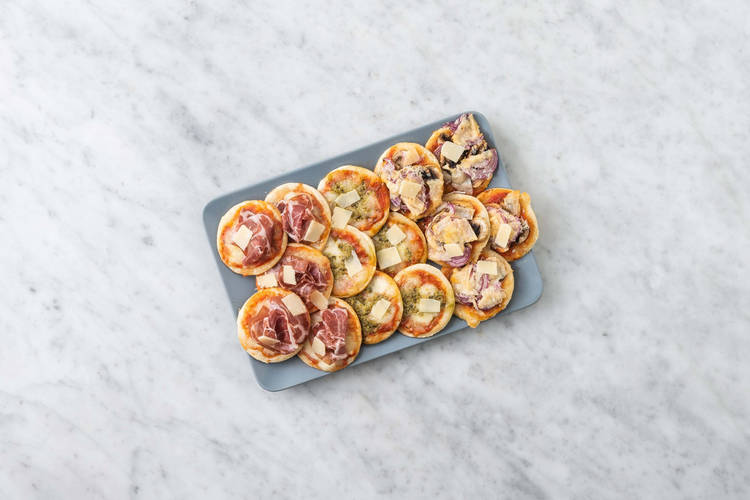 Enfourner les pizzette