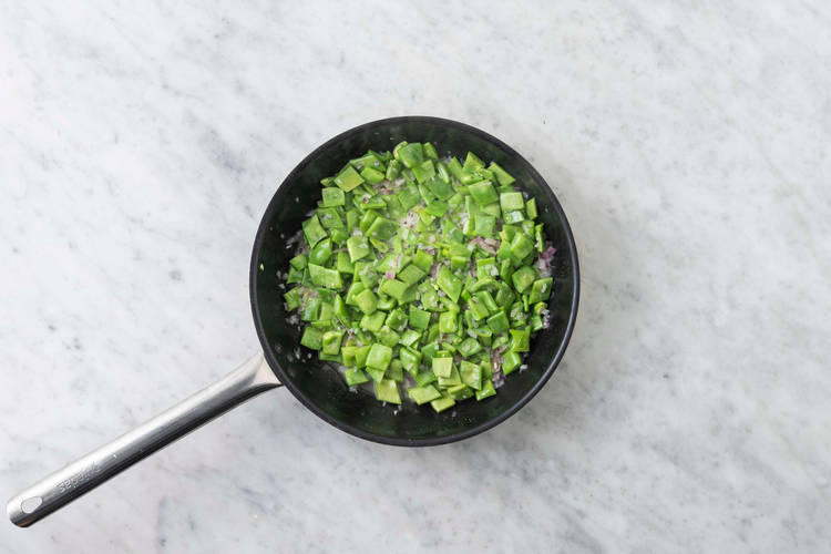 Préparer les haricots plats