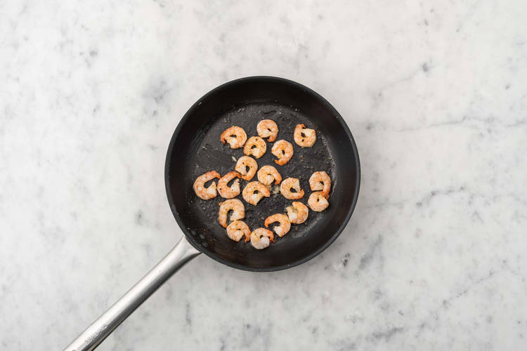 Cook shrimp
