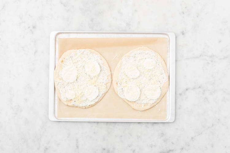 Garnir les naans