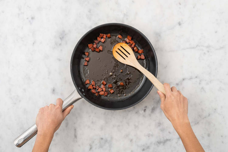 Fry the Chorizo