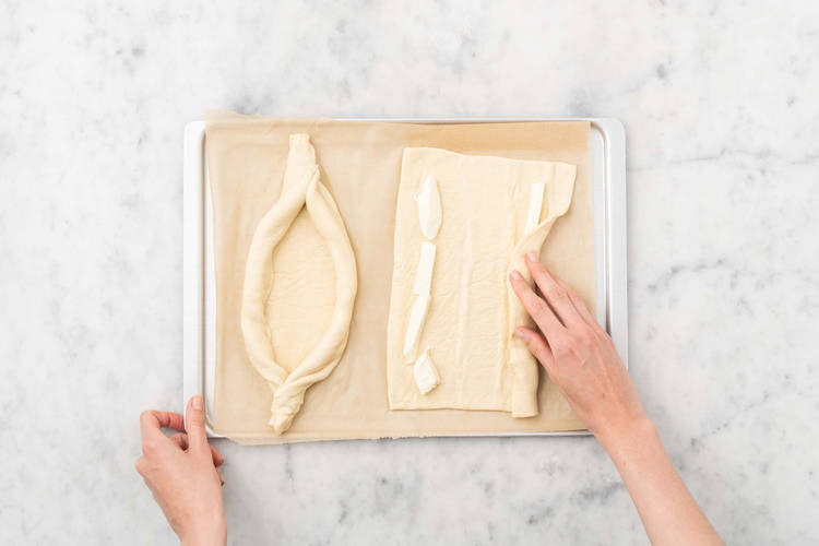 Käseränder füllen