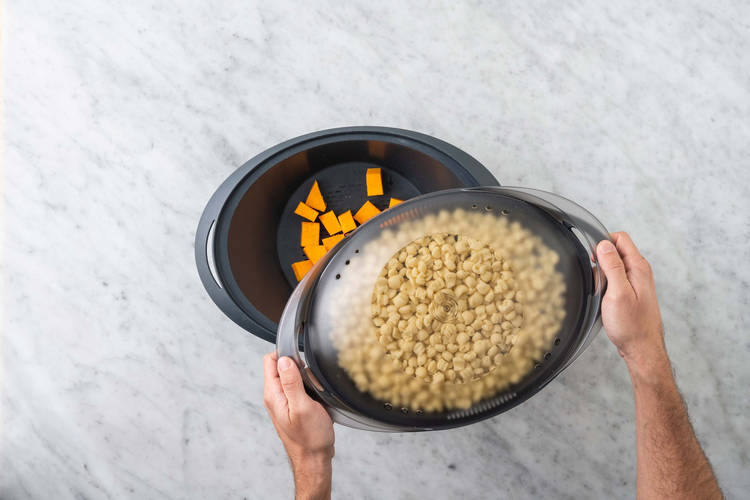 Dampfgaren vorbereiten