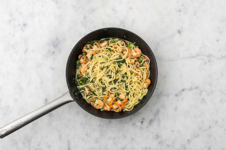 Make sauce and assemble