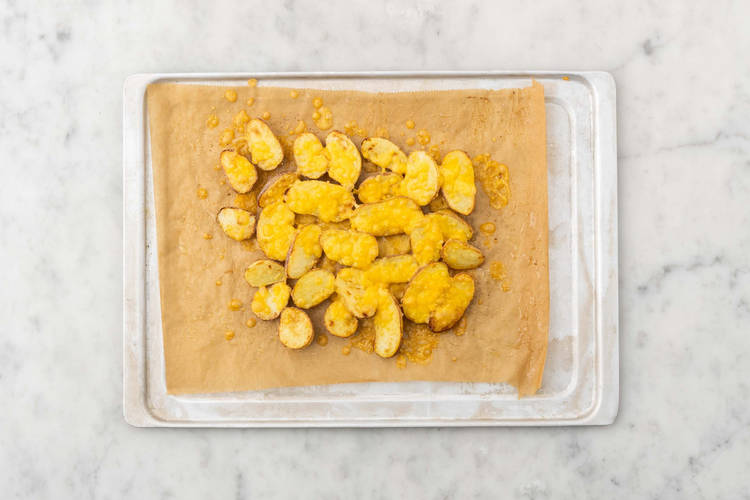 Préparer et rôtir les pommes de terre