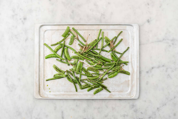 Prep and roast veggies
