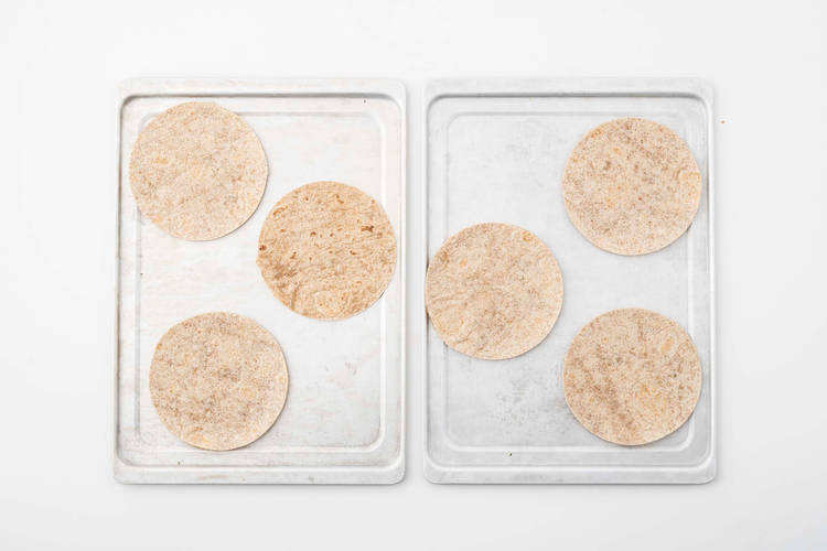 Tortilla's verwarmen