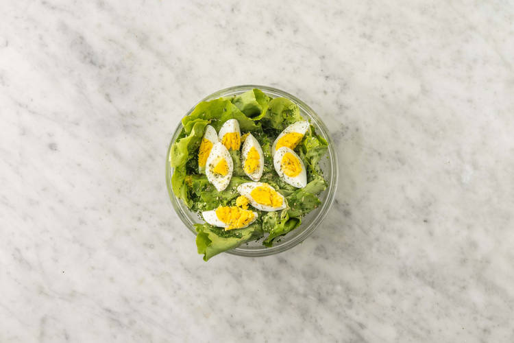 Préparer la salade