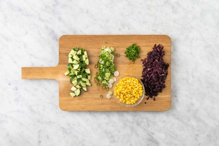 Forbered grøntsager