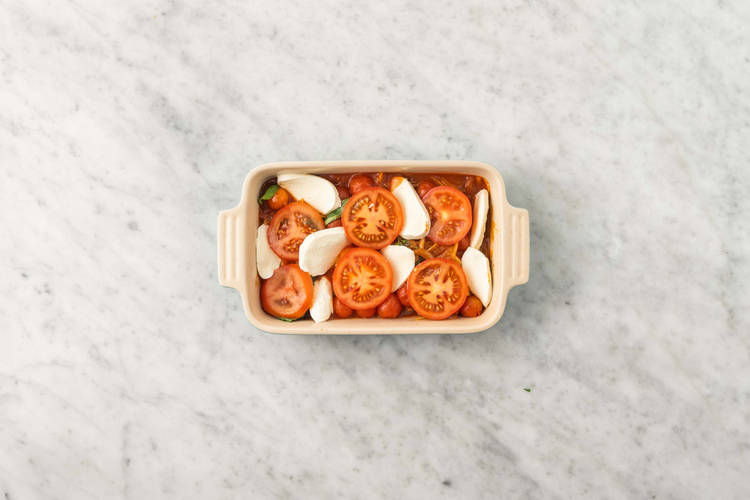 Trasferire in una teglia da forno