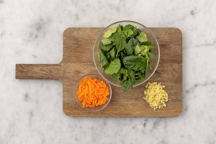 Tagliare gli ingredienti