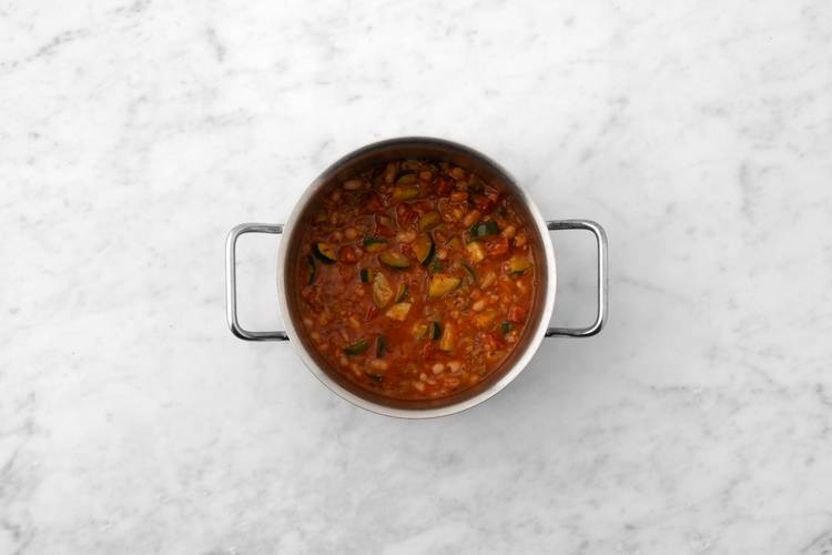 Add the Courgette