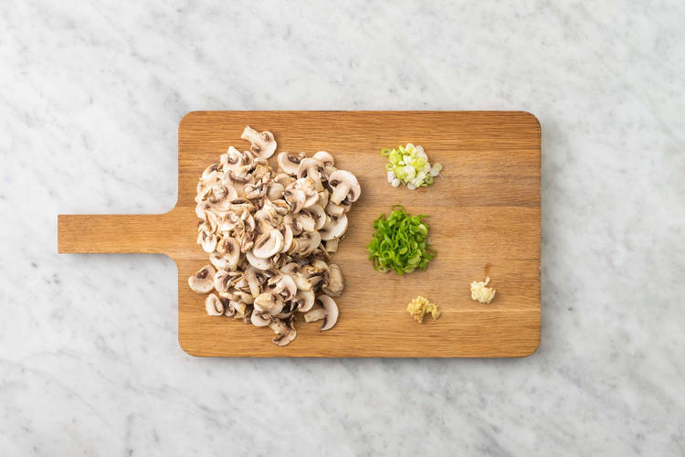 Tagliare gli ingredienti