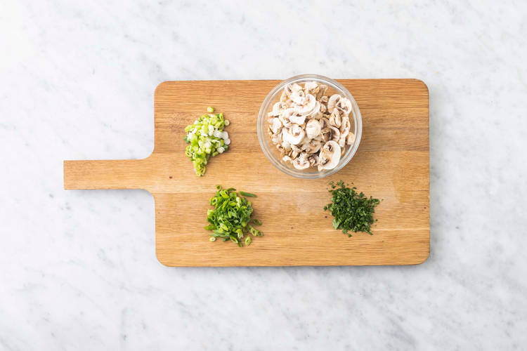 Preparare gli ingredienti