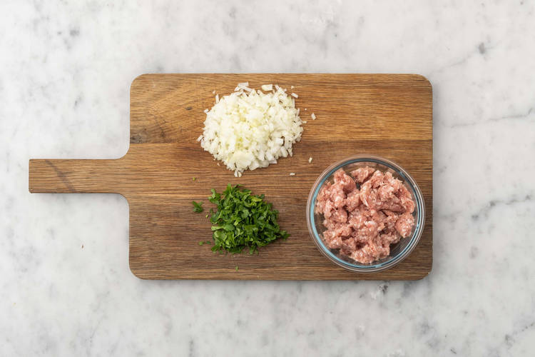 Preparare gli ingredienti