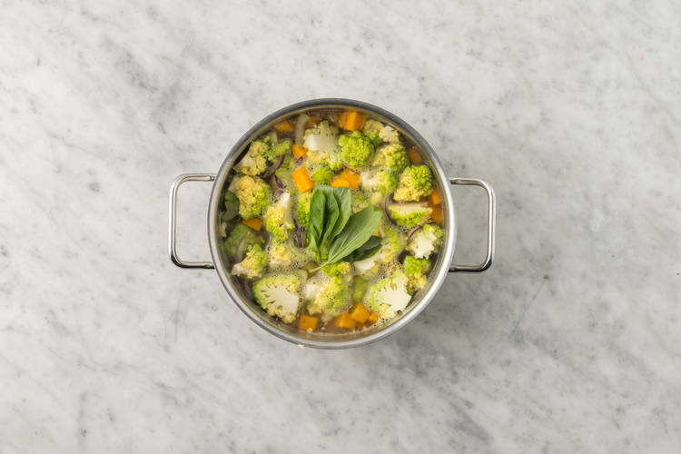 Cuocere le verdure