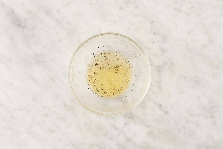 Bland citrondressing