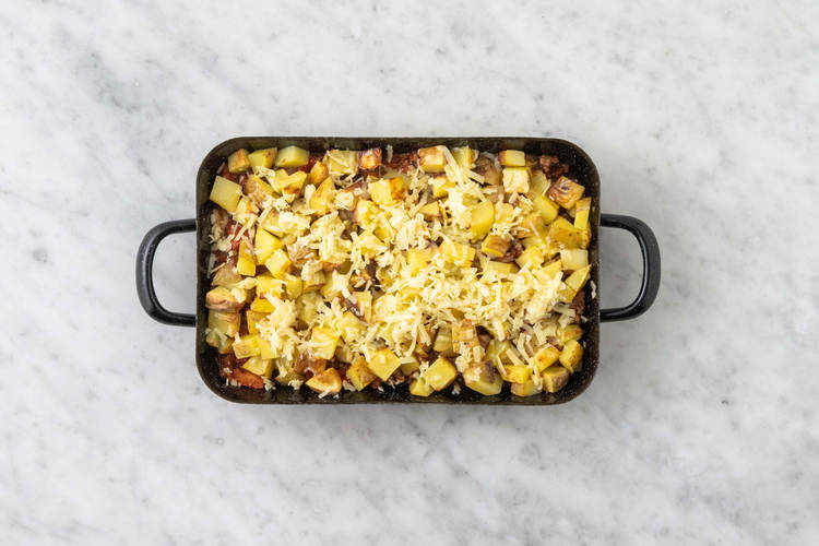 Assemble your Beef Hash