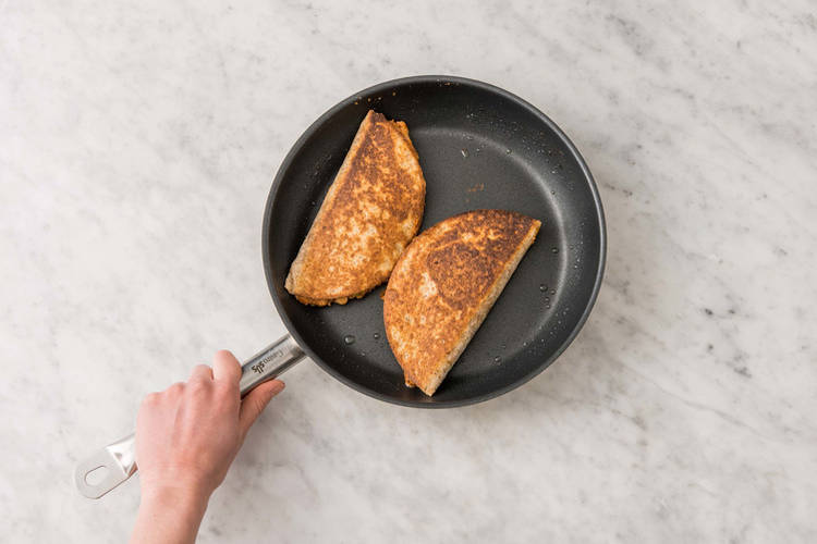 Fry the Quesadillas