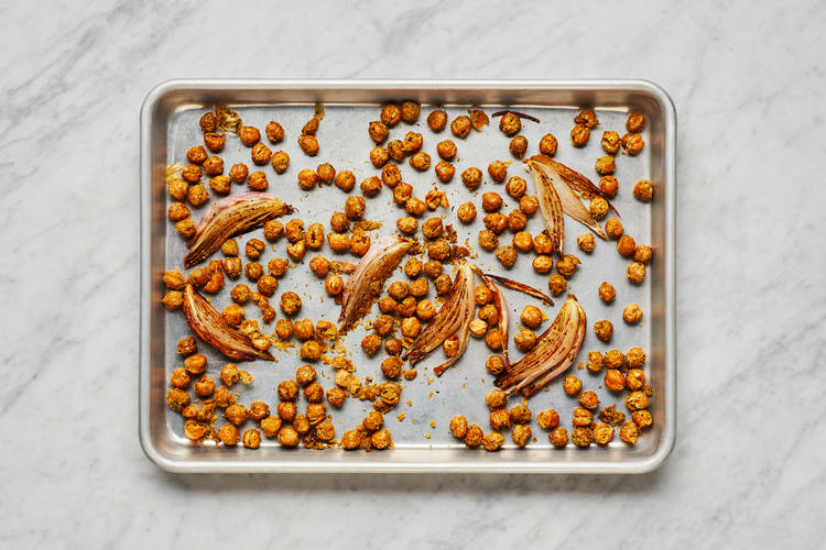 Roast Chickpeas & Shallot