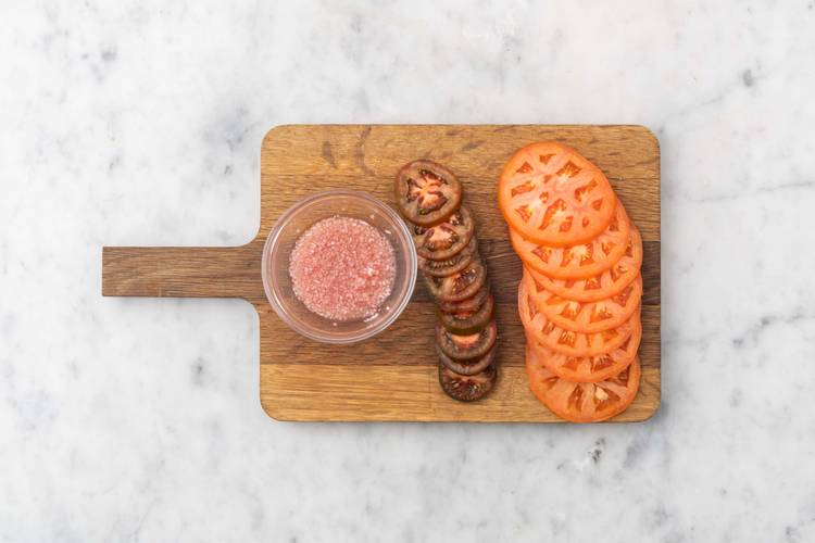 Préparer la salade de tomate