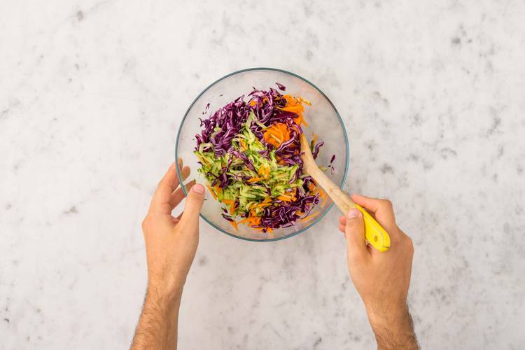 Préparer la salade