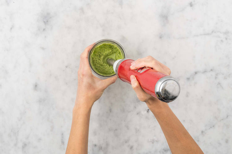 Préparer la crème d’épinards