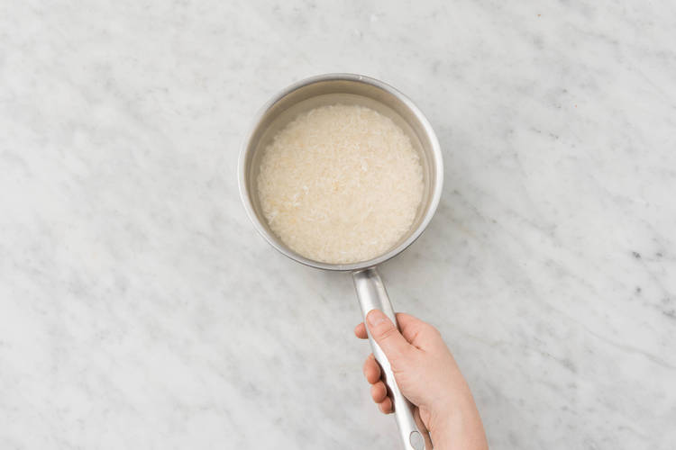 Kokosreis kochen