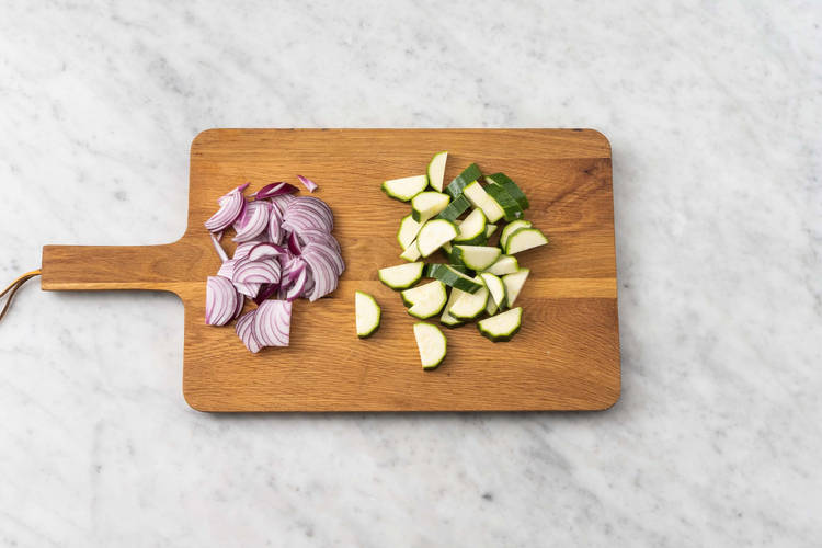 Prepara las verduras