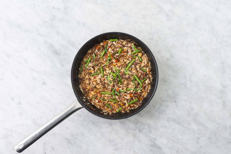 Combine your Pilaf