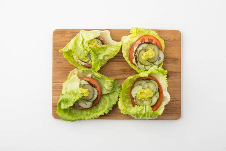 Hamburgers vouwen