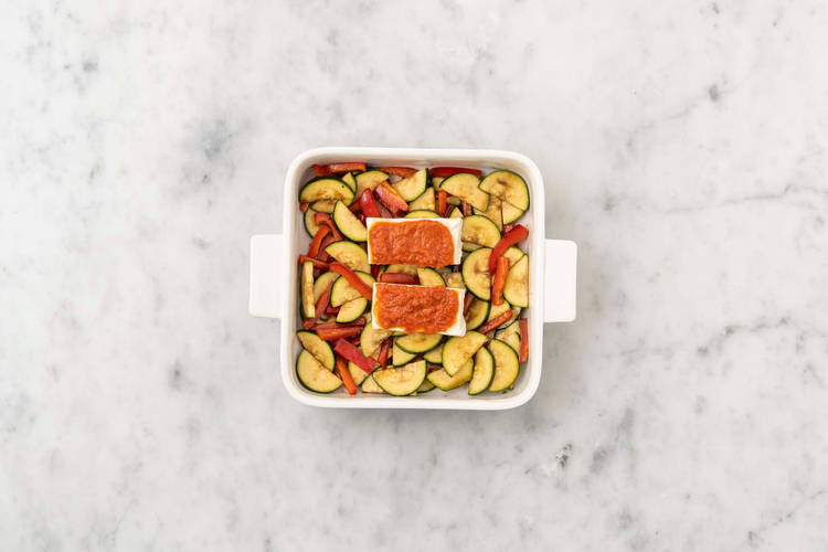 Préparer le plat à four