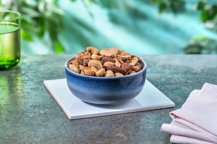 Gezouten gemengde noten