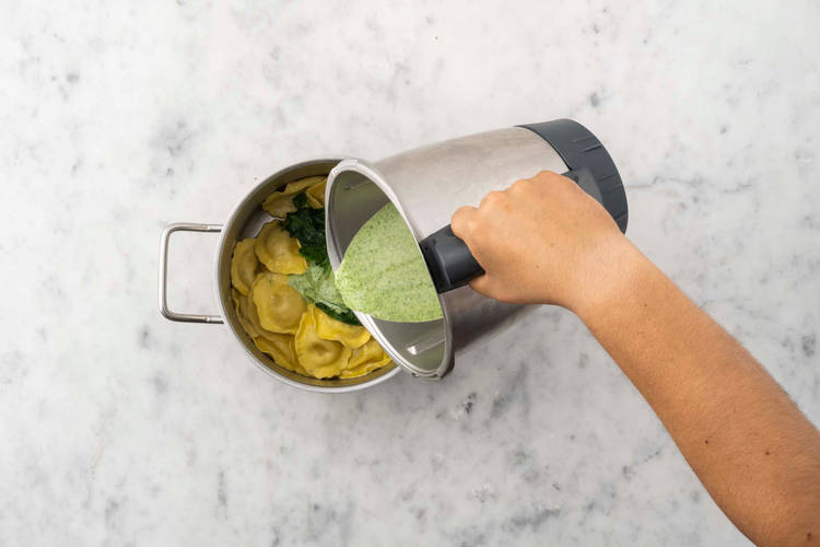 Pasta vollenden