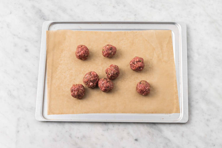 Roast meatballs
