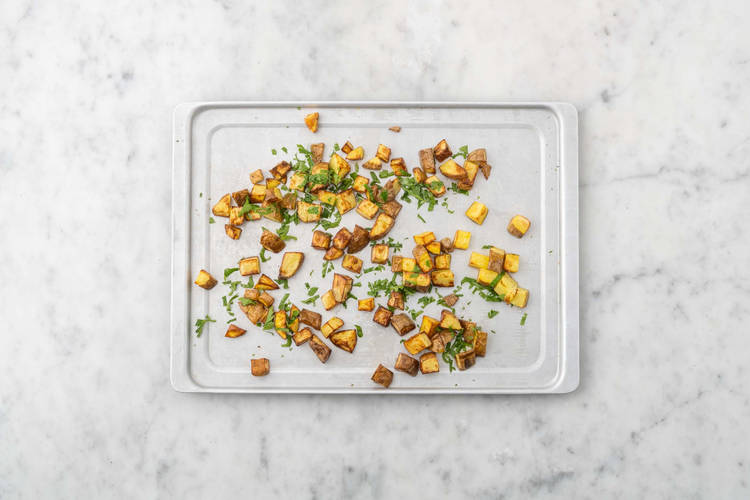 Terminer les pommes de terre