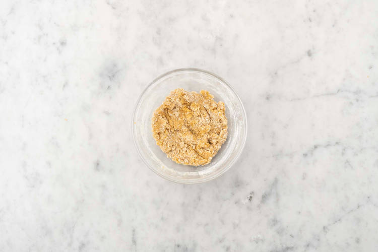 Toast pecans and start cookie dough