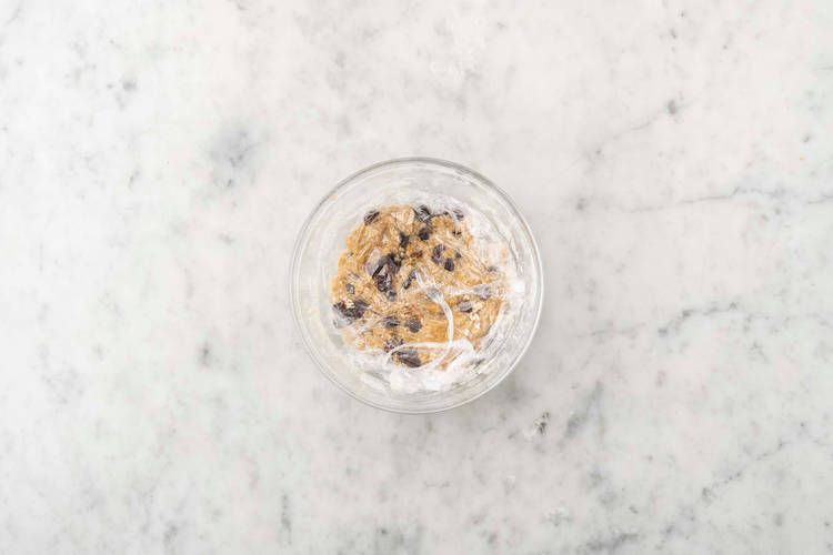 Finish cookie dough