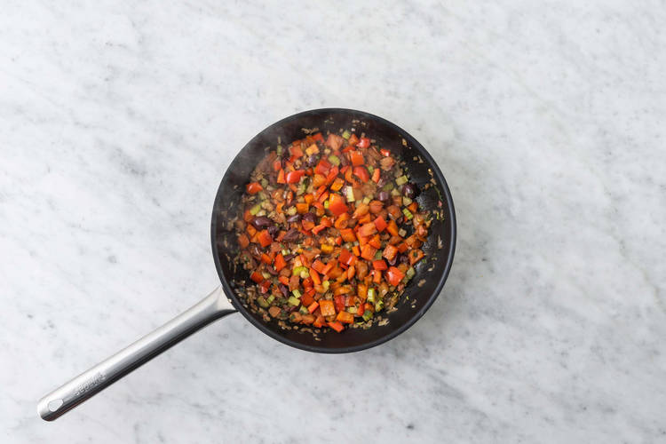 Lav grøntsags-caponata