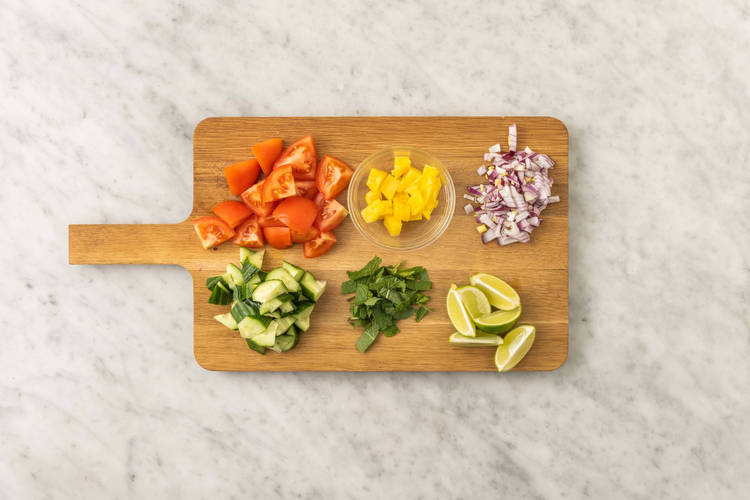 Forbered frugt og grønt