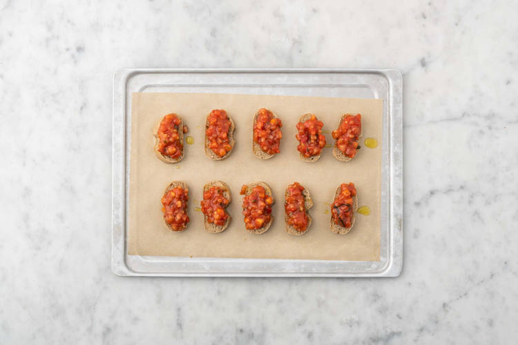 Bruschetta bereiden