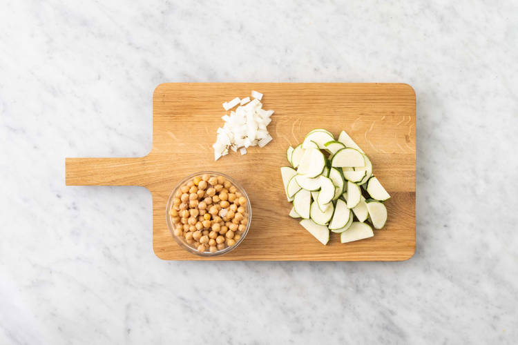 Préparer et assaisonner les courgettes