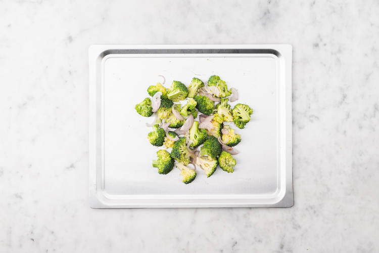 Prep and roast veggies