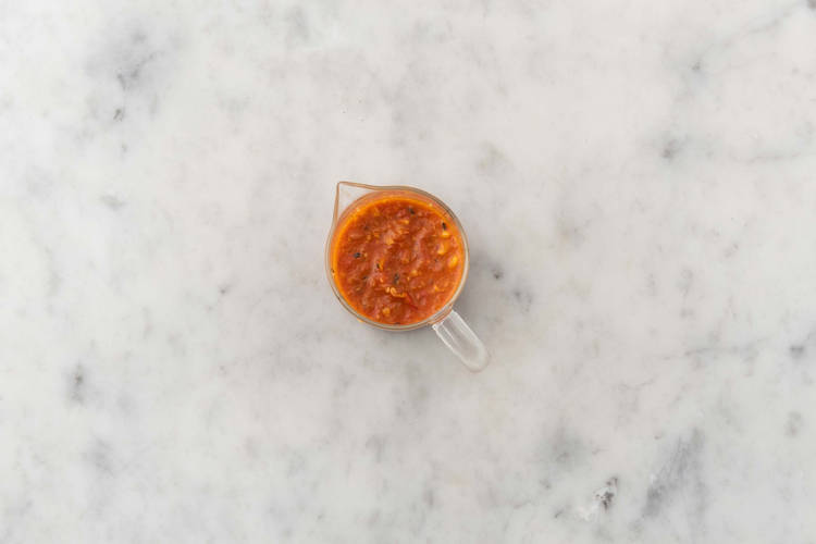 Mixer la sauce