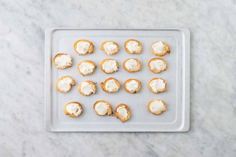 Make goat cheese spread