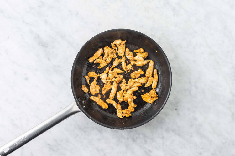 Cuire le chawarma de poulet