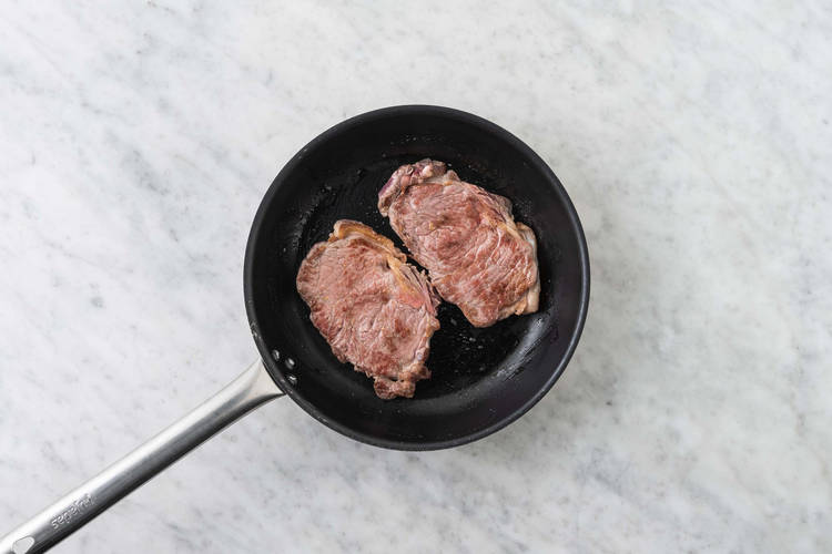 Cuire le steak